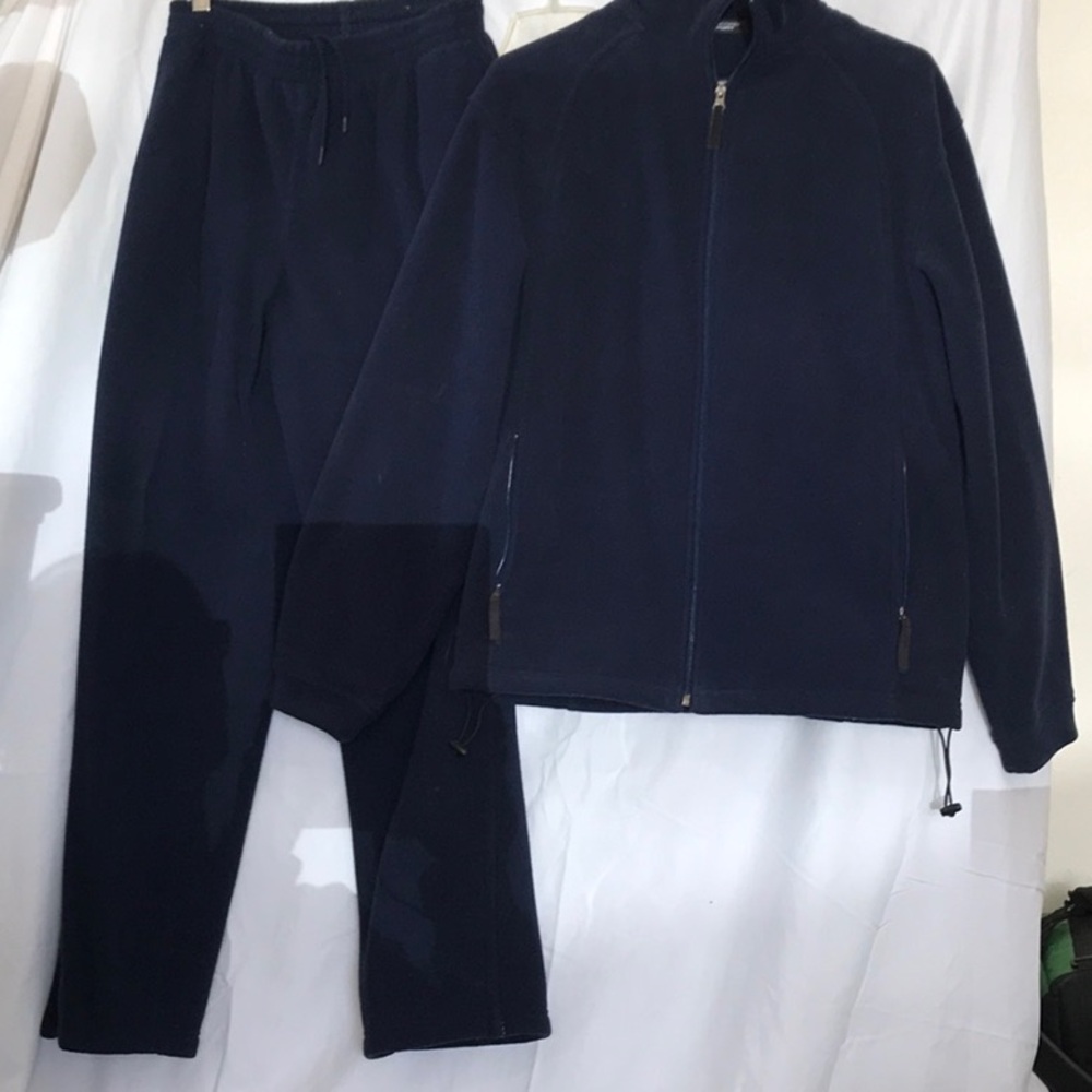 Ashford Sport 2 piece fleece set medium jacket and small pants. Never worn